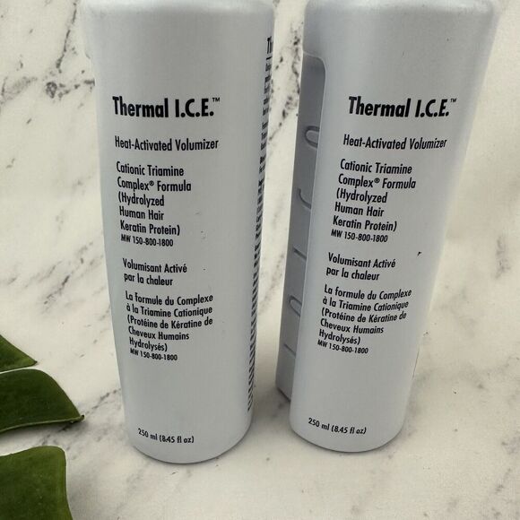 Joico Thermal I.C.E. Heat Activated Volumizer New Lot of 2 8.45 fl oz Bottle Ice - Picture 2 of 3